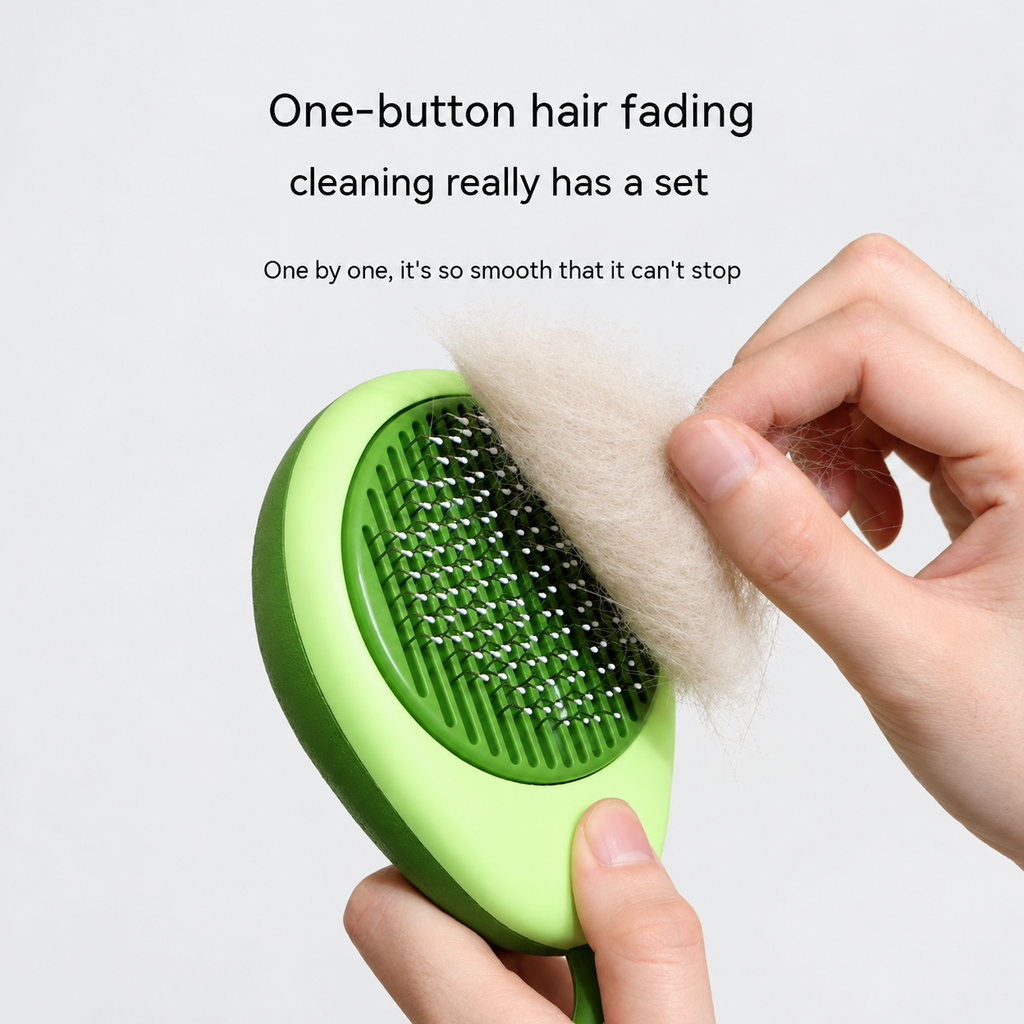 Avocado Pet Grooming Brush for Cats & Dogs