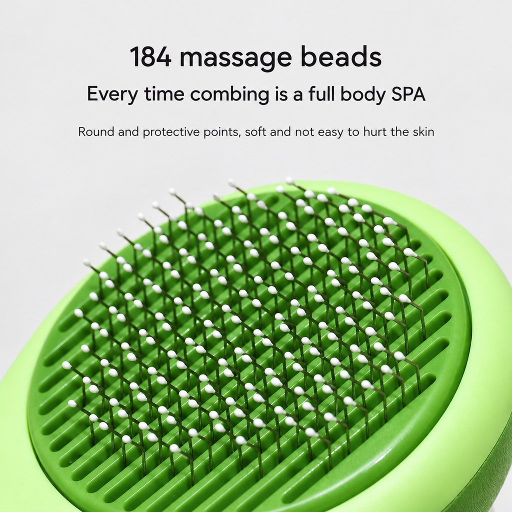 Avocado Pet Grooming Brush for Cats & Dogs
