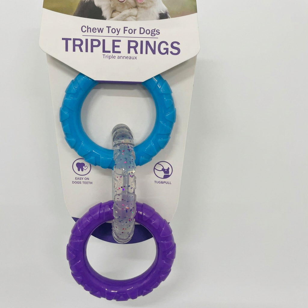Blue and purple packaged toy