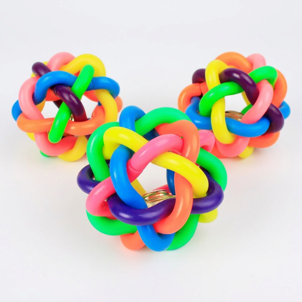 Toy ball close-up group