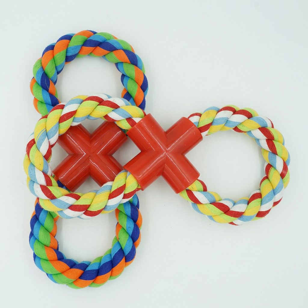 Two rope toy colourways